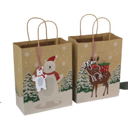 

Paper Bag Coklat Natal Samson Natal Goodie Bag Chrismast Santa Boneka Salju Vintage