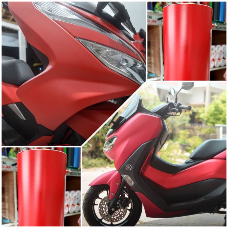 Skotlet Mobil Warna Merah Merek oracal
