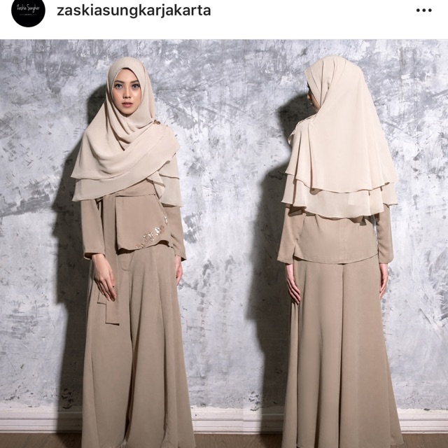 Preloved Afra Set Brown by Zaskia Sungkar Jakarta