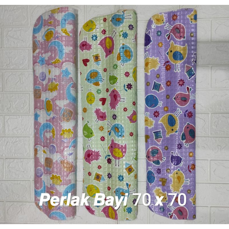 Alas Ompol Bayi Perlak Karet Waterproof Anti Tembus Air 70 x 70 Dan 55 x 60