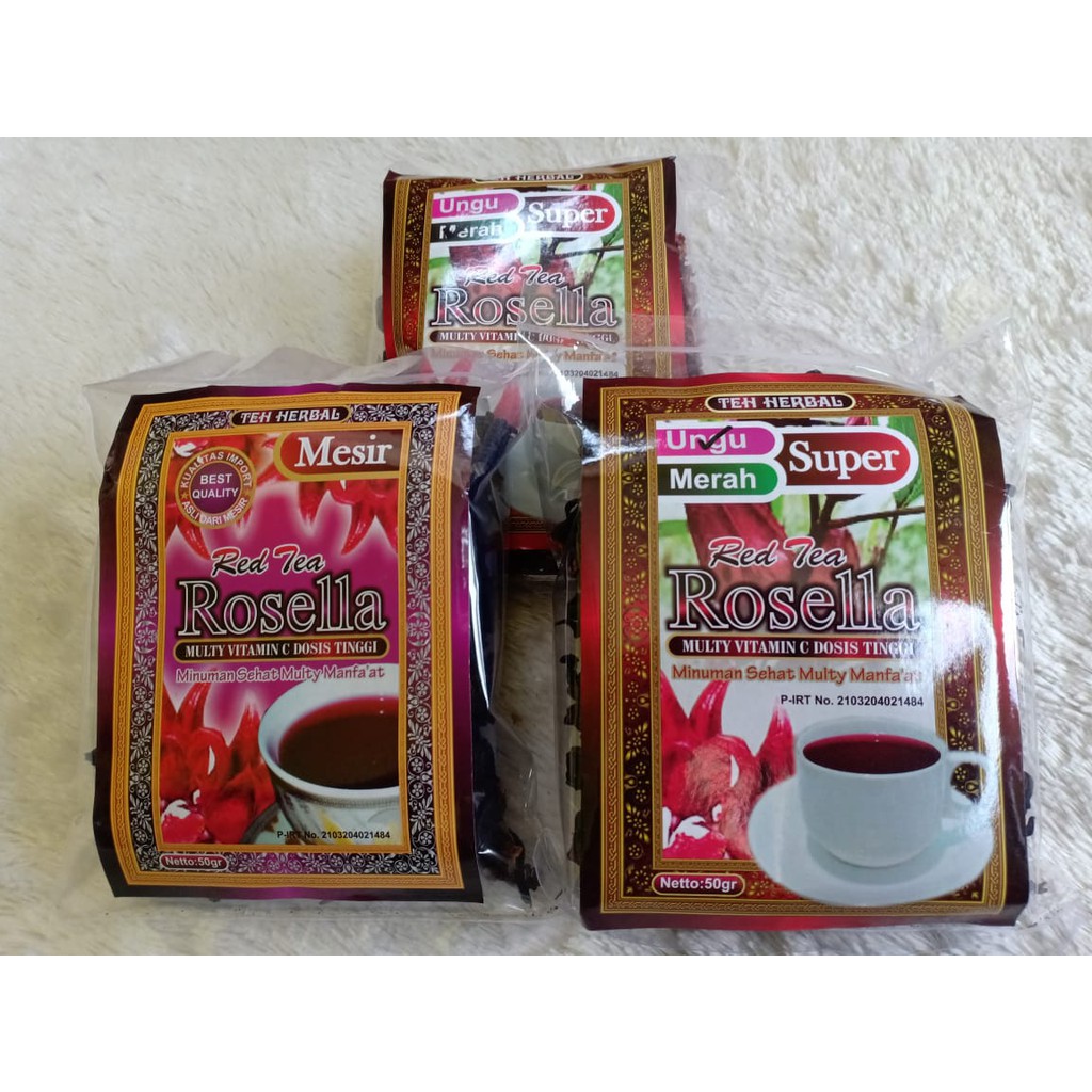 

TEH herbal rosella multivitamin C dosis tinggi