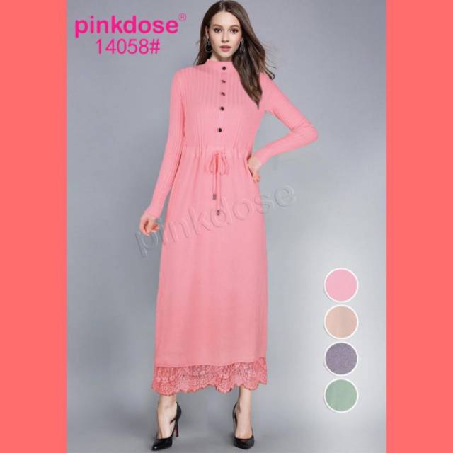 || PINKDOSE || GAMIS RAJUT KACING || PREMIUM QUALITY ~ IMPORT ~ STANDAR