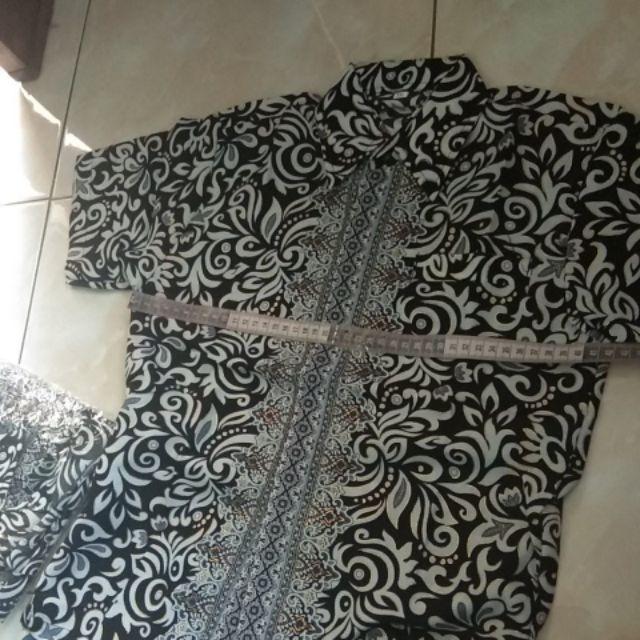 Couple Kemeja Ayah Anak Batik Kamboja Silver,tannisa Collection