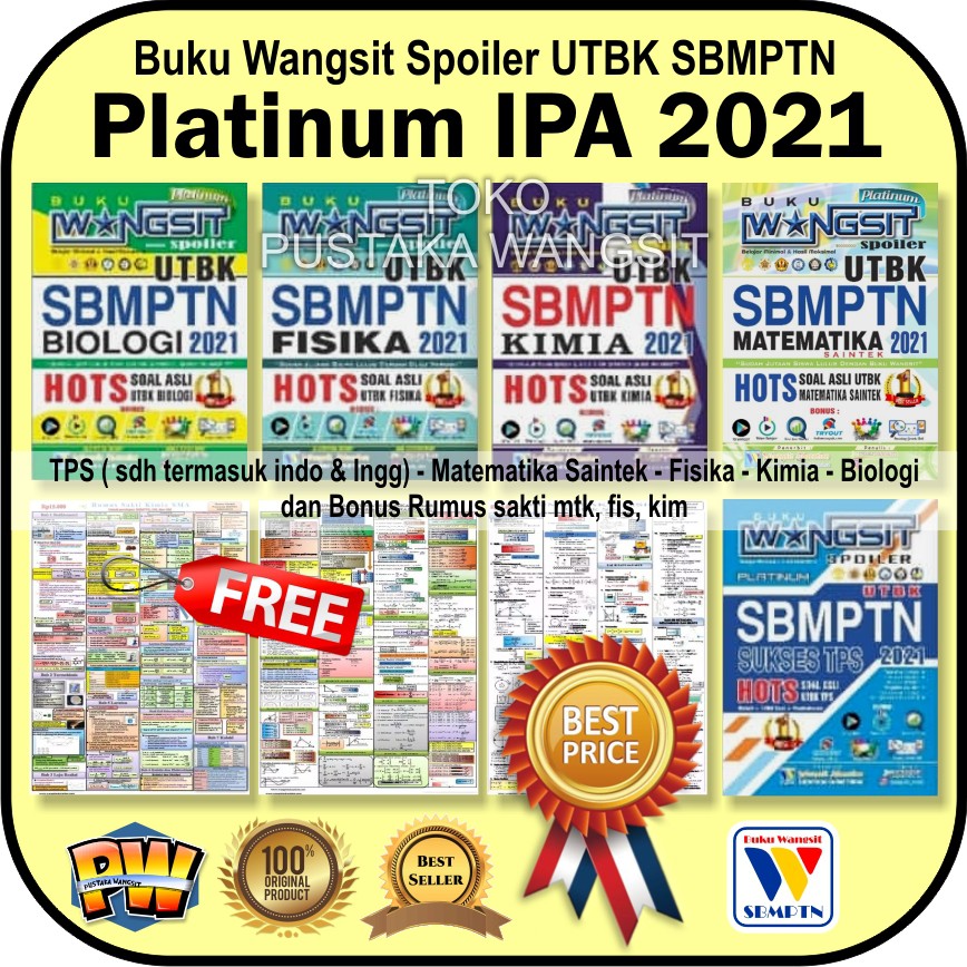 Platinum IPA  2021 SAINTEK Buku  Wangsit 2021 Buku  