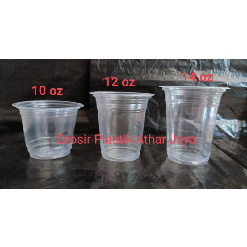 Plastik Cup Murah / Gelas Plastik / Cup Plastik / Cup 10 Oz / Cup 12 Oz / Cup 14 Oz