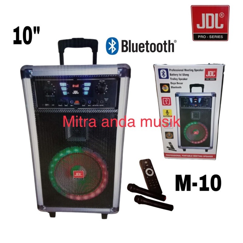 speaker aktif wireless portable usb bluetooth jdl m10