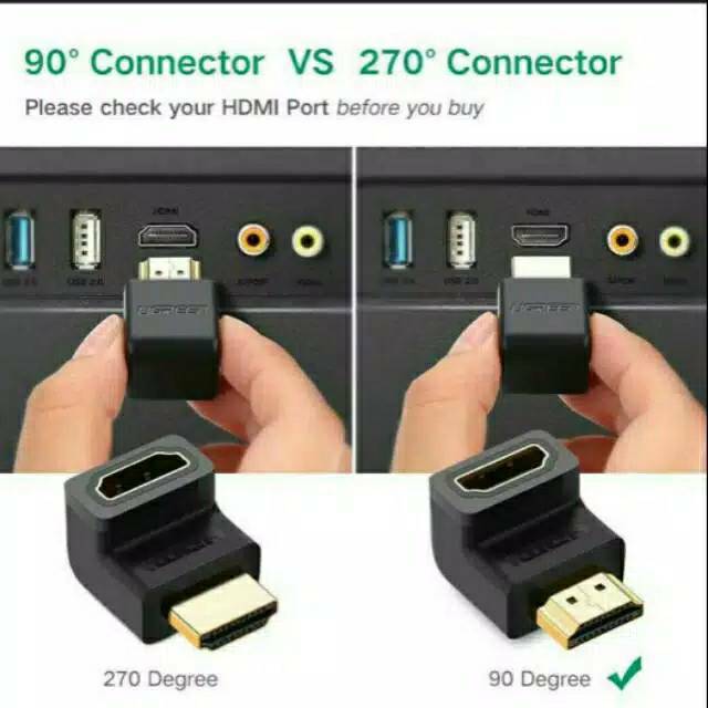 Converter hdmi male to female L