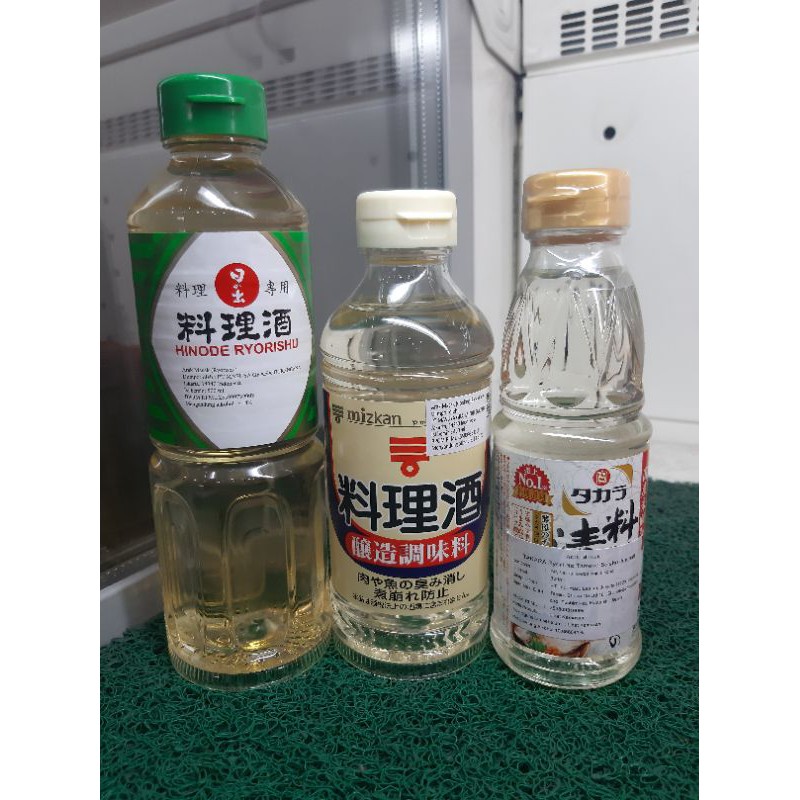 

HINODE RYORISHU 500ml / MIZKAN RYORISHU 400ml / TAKARA RYORISHU 300ml