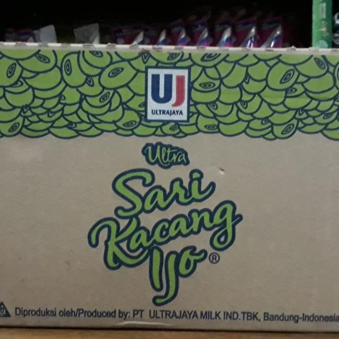 

BISA BAYAR DITEMPAT Ultra sari kacang hijau 250 ml 1 dus 24 pcs