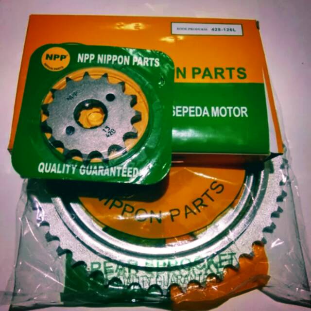 Gear set sonic 150R gear paket Sonic 150