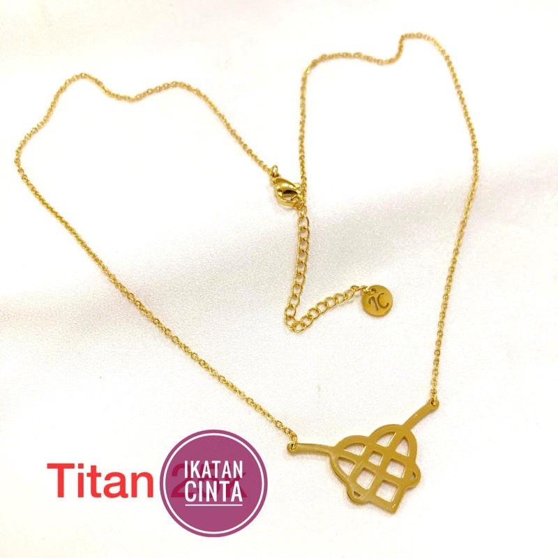 kalung ikatan cinta titanium 3 pilihan warna