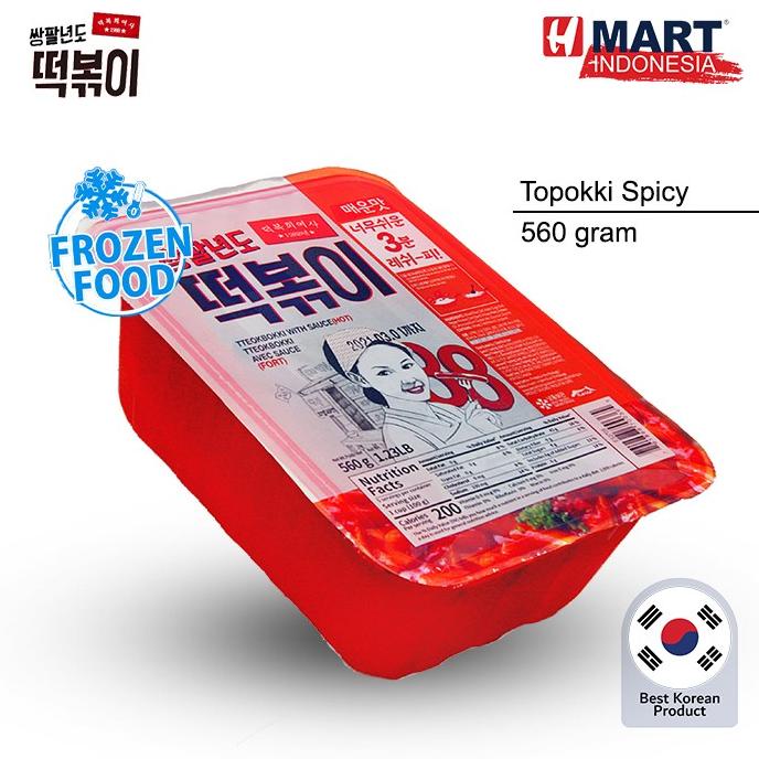 

Topokki 88 Tteokbokki Spicy 560gr - Kue Beras Korea Dgn Saus Pedas
