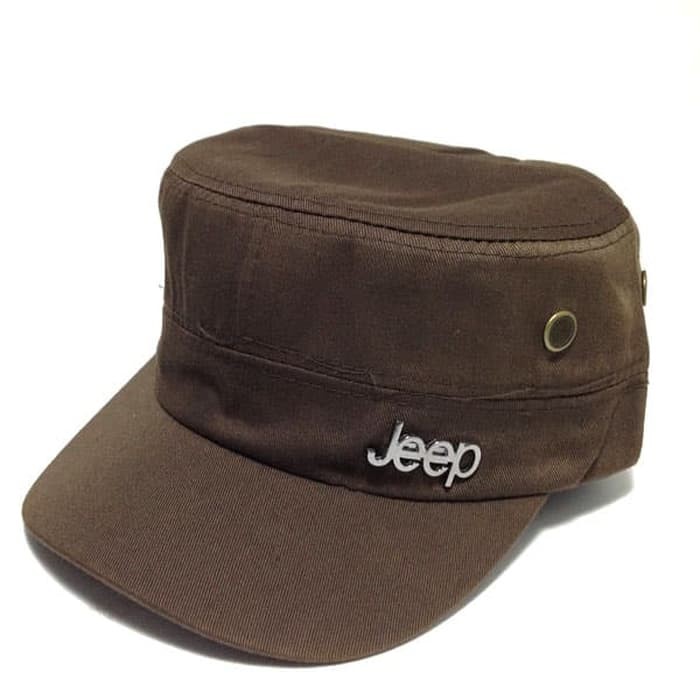 Super Promo! TOPI JEEP COKELAT TACTICAL ARMY MILITARY HAT CAP OUTDOOR Murah!