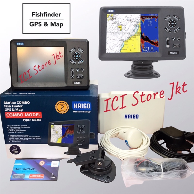 Fishfinder plus gps dan map HAIGO M3288S Garansi Resmi