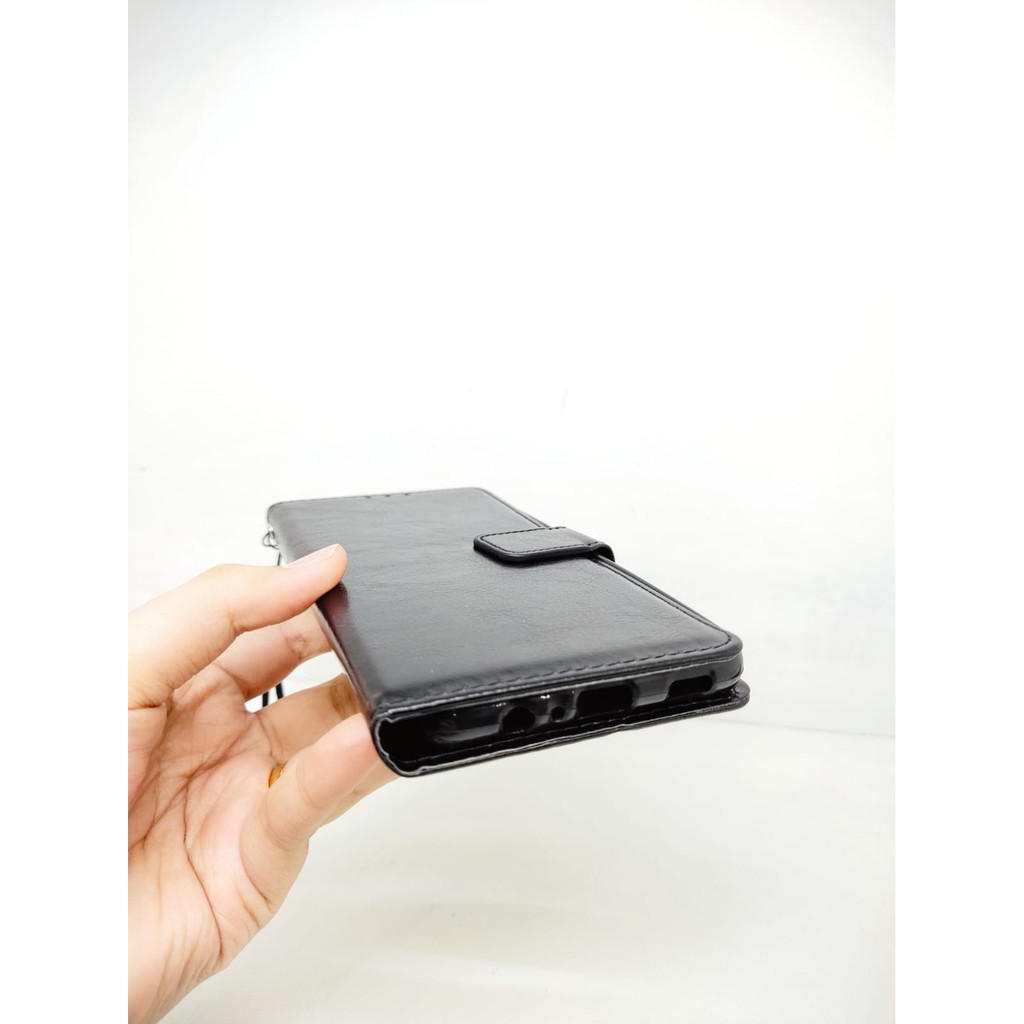Flip Wallet Samsung A02 M02 6.2 inchi FlipCover Leather Sarung HP Kulit with Slot Card