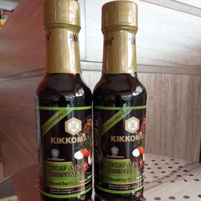

Kikkoman Kecap Asin Halal 150 ml Oriental Soy Sauce