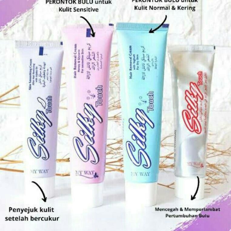 [KODE BARANG 7370] terlaris my way silky touch waxing cream hair remover perontok bulu untuk kulit k