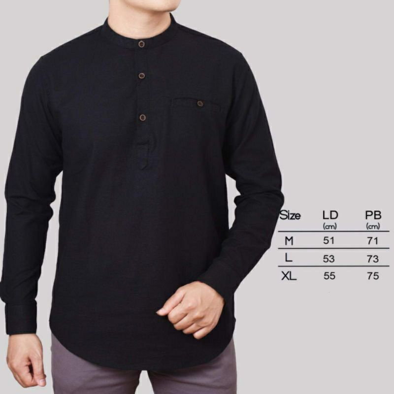 BAJU KAMEJA KOKO PRIA KATUN PREMIUM AGERA VINTAGE