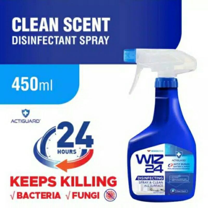 WIZ24 Disinfectant Spray 450 ml