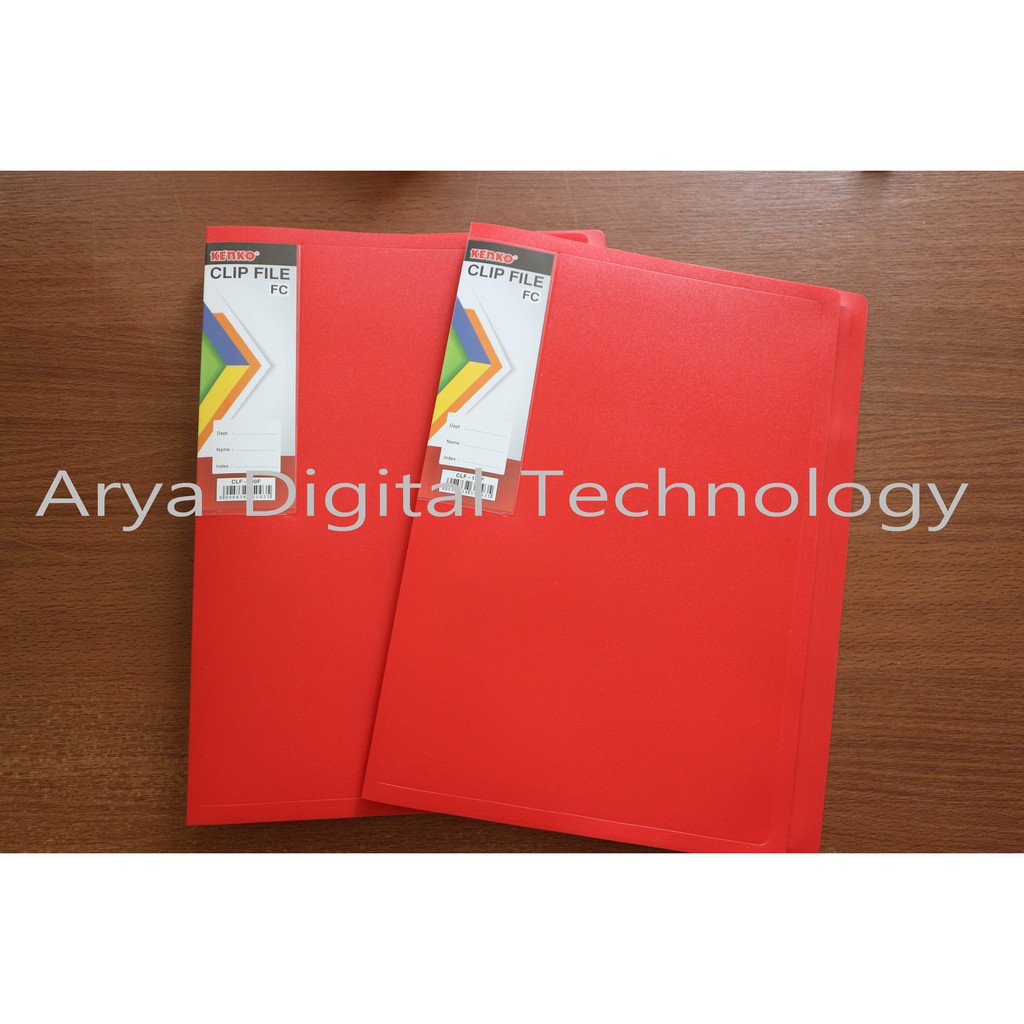 

Map Clip File CLF 100F Kenko Folio FC Merah Bertulang Jepit Murah