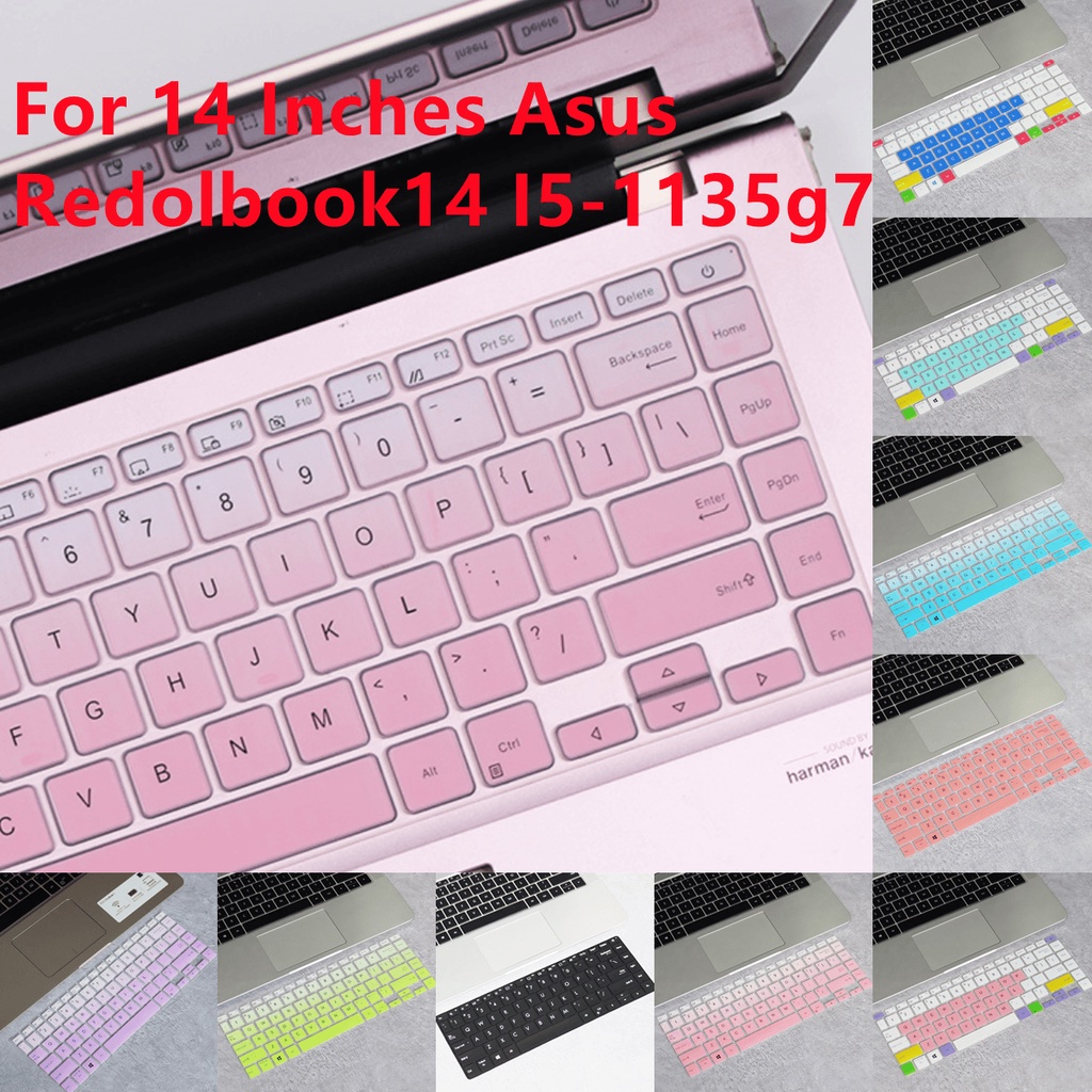 Cover Pelindung Keyboard Laptop Bahan Silikon Ultra Tipis Untuk Asus Redolbook 14 I5-1135G7