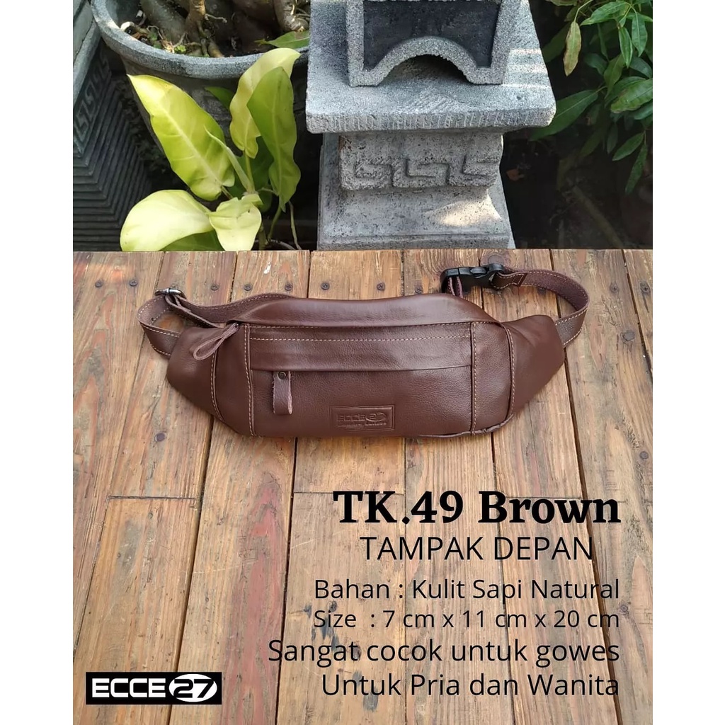 TAS KULIT TK.49 BROWN ECCE 27