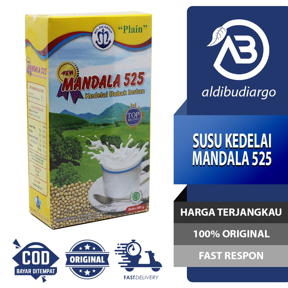

BgKr Susu Bubuk Kedelai Mandala 525 MDL 200 Gram