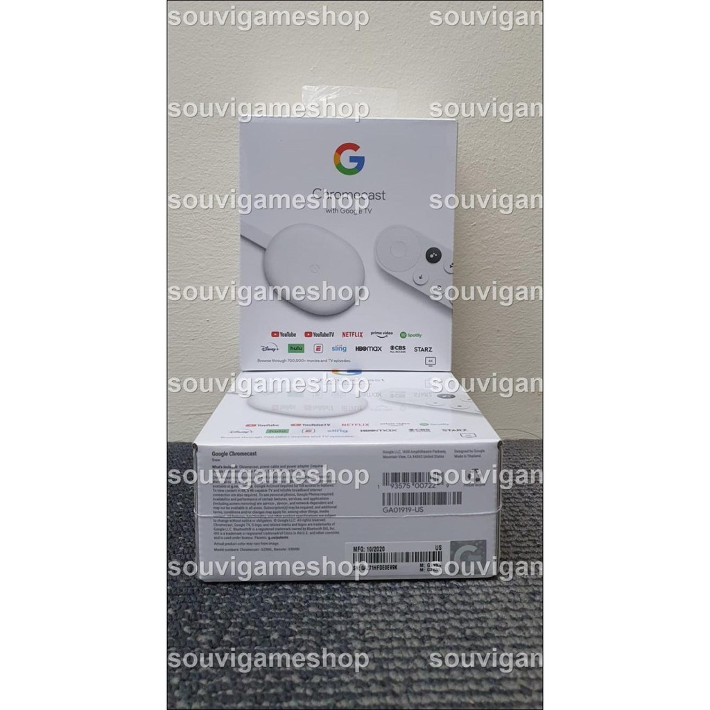 FIRST HAND  GOOGLE CHROMECAST WITH GOOGLE TV ORIGINAL BNIB LIMITED - BNIB