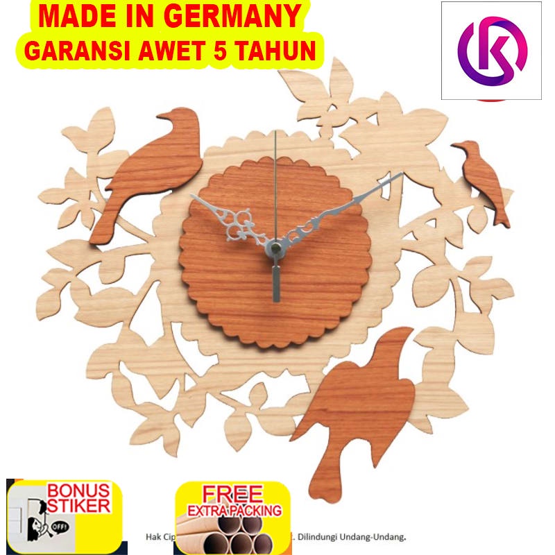 

Terlaris Jam Dinding Unik Artistik - BirdNest I Wall Clock