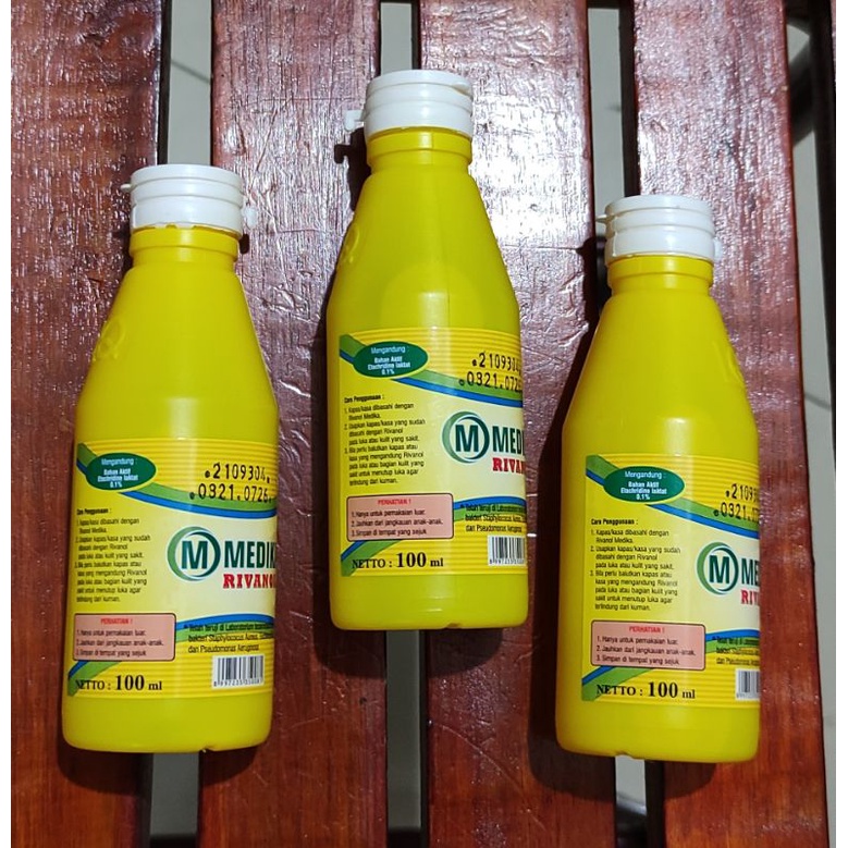 Rivanol 100 ML / Pembersih Luka / Tidak Perih