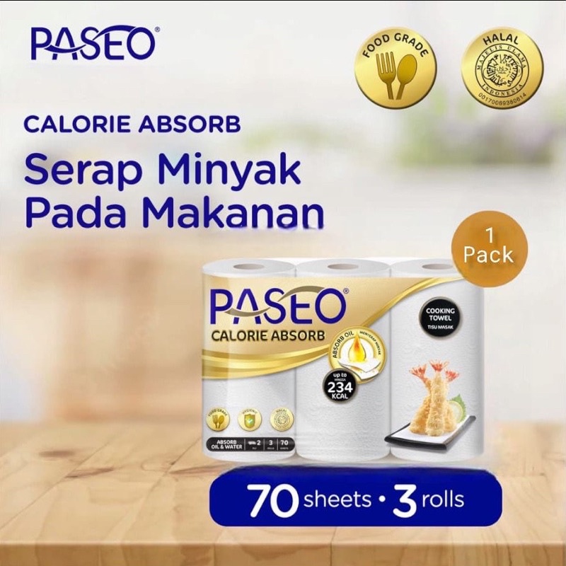 TISSUE PASEO / TISU SERAP MINYAK / COOKING TOWEL