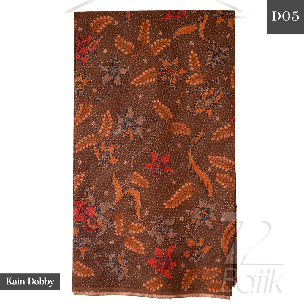 KAIN BATIK PREMIUM Dobby Motif Kembang Warna Merah Maroon Marun Maron Orange Oranye 726698 Cap 72 Jarik Jarit Samping Kebat Panjang Batik Dobby Modern Premium Bahan Seragam Batik Pernikahan Kantor Keluarga Murah Kamen Jadi Batik Bali Lembaran