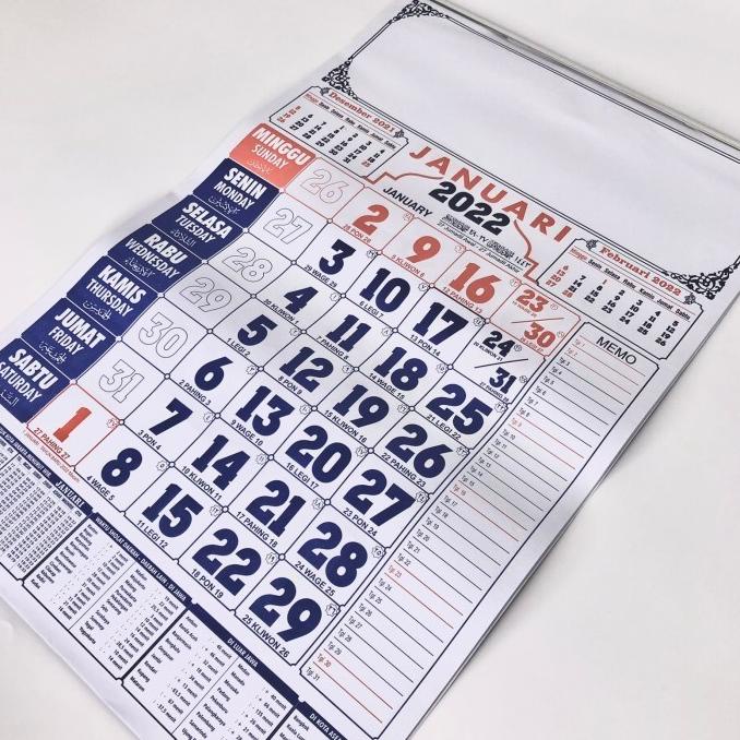 

Murah Kalender Dinding Lengkap Tahun 2022 Lengkap Jadwal Sholat Bahan Hvs