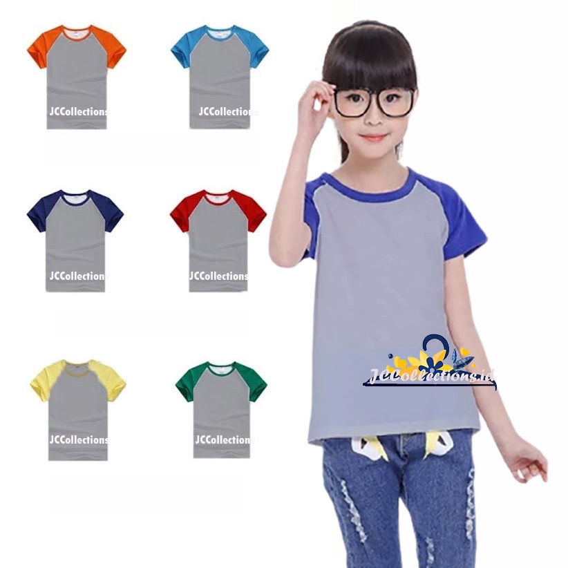 Tshirt Anak Lengan Pendek Kaos Unisex Anak Remaja 9 Tahun sd 13 Tahun - JCCollections