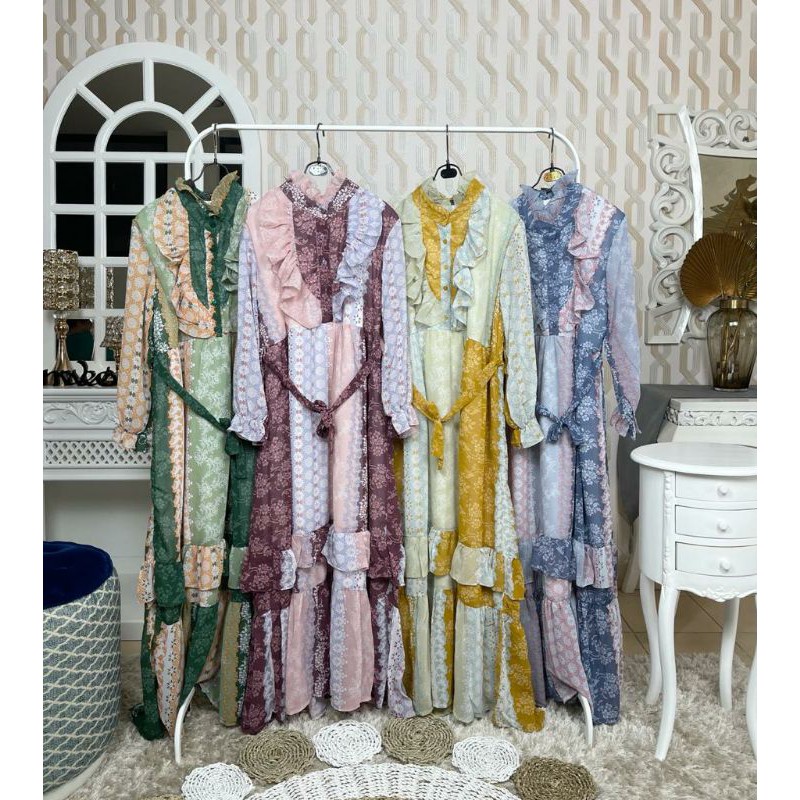 DRESS RAFEL BY MEIJIEWANG / GAMIS MEIJIEWANG TERBARU 2020