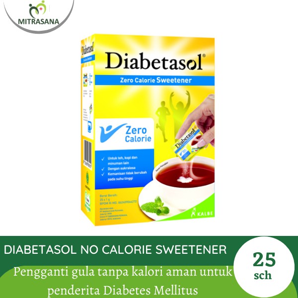 

Diabetasol No Calorie Sweetener 25's