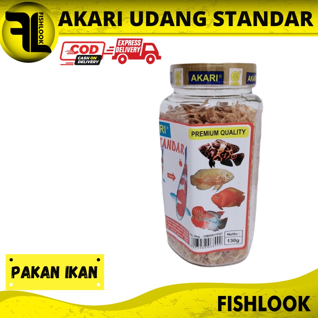 Akari Udang Kering Standar Makanan Ikan