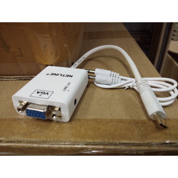 Netline Converter Mini HDMI to VGA with Audio