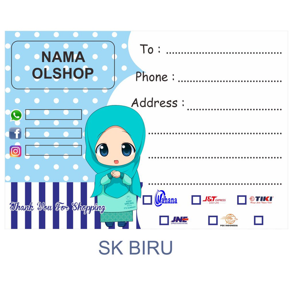 

Stiker Kirim Murah