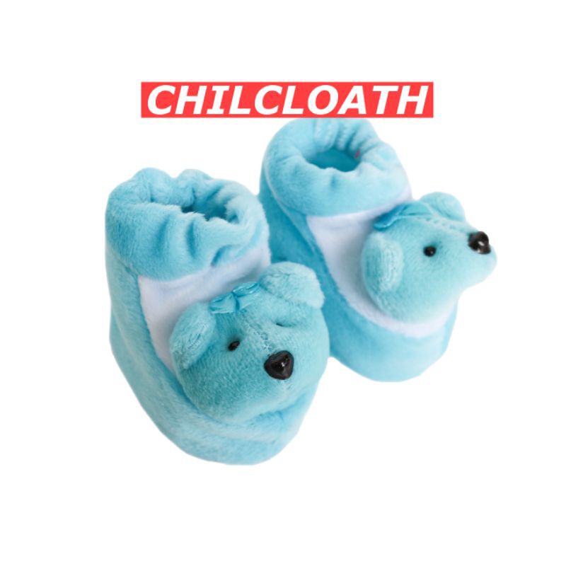 sepatu bayi boneka biru murah grosir