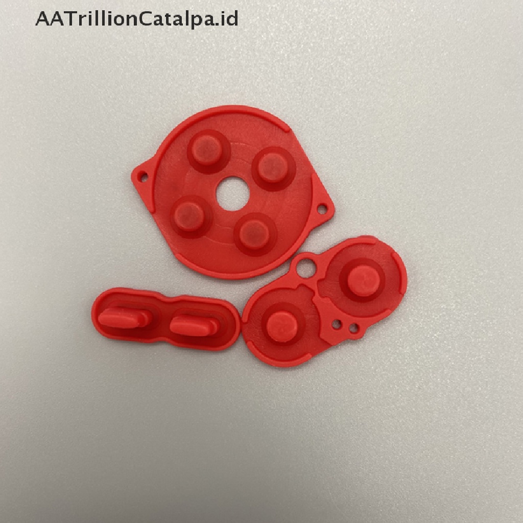 Aatrillioncatalpa 1 set Tombol Karet Konduktif Kontak Warna Warni Untuk Game Boy