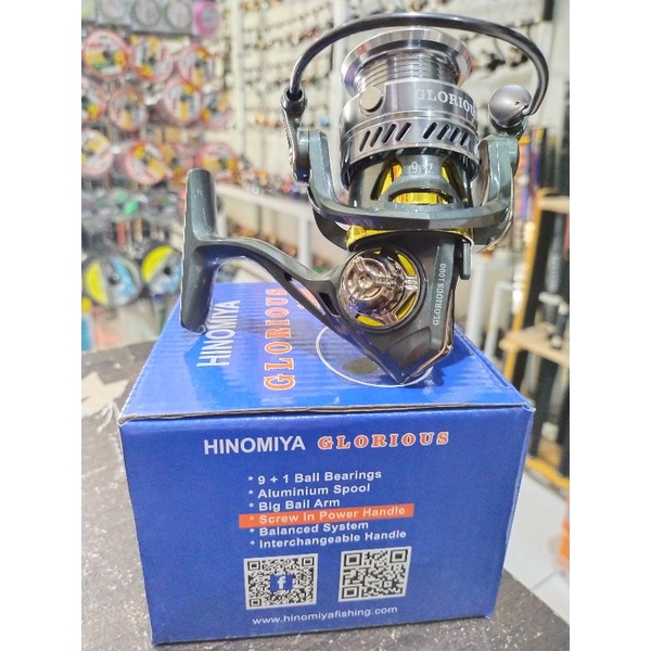 reel hinomiya glorius 1000 power handle