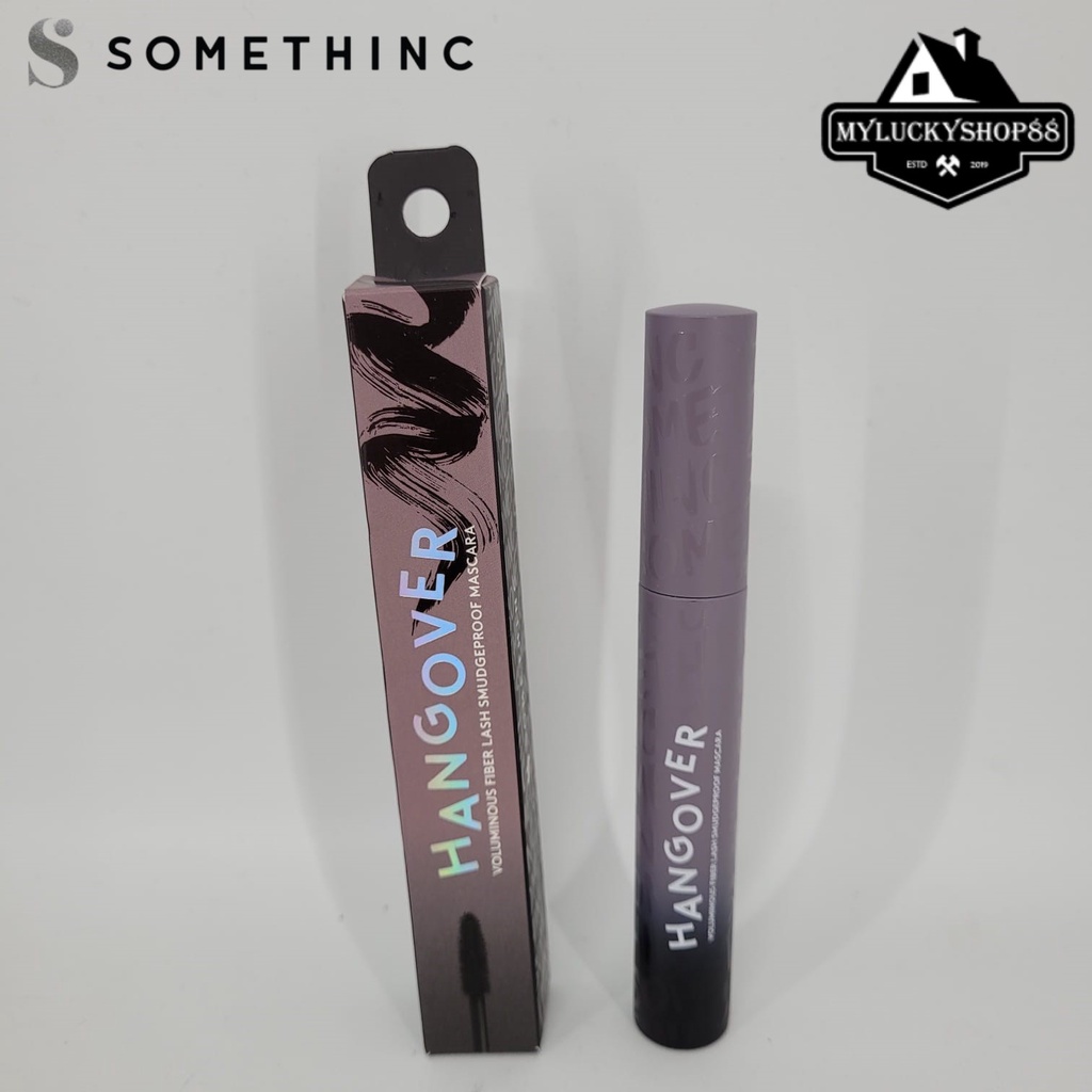 Somethinc Hangover Voluminous Fiber Lash Smudgeproof Mascara Maskara