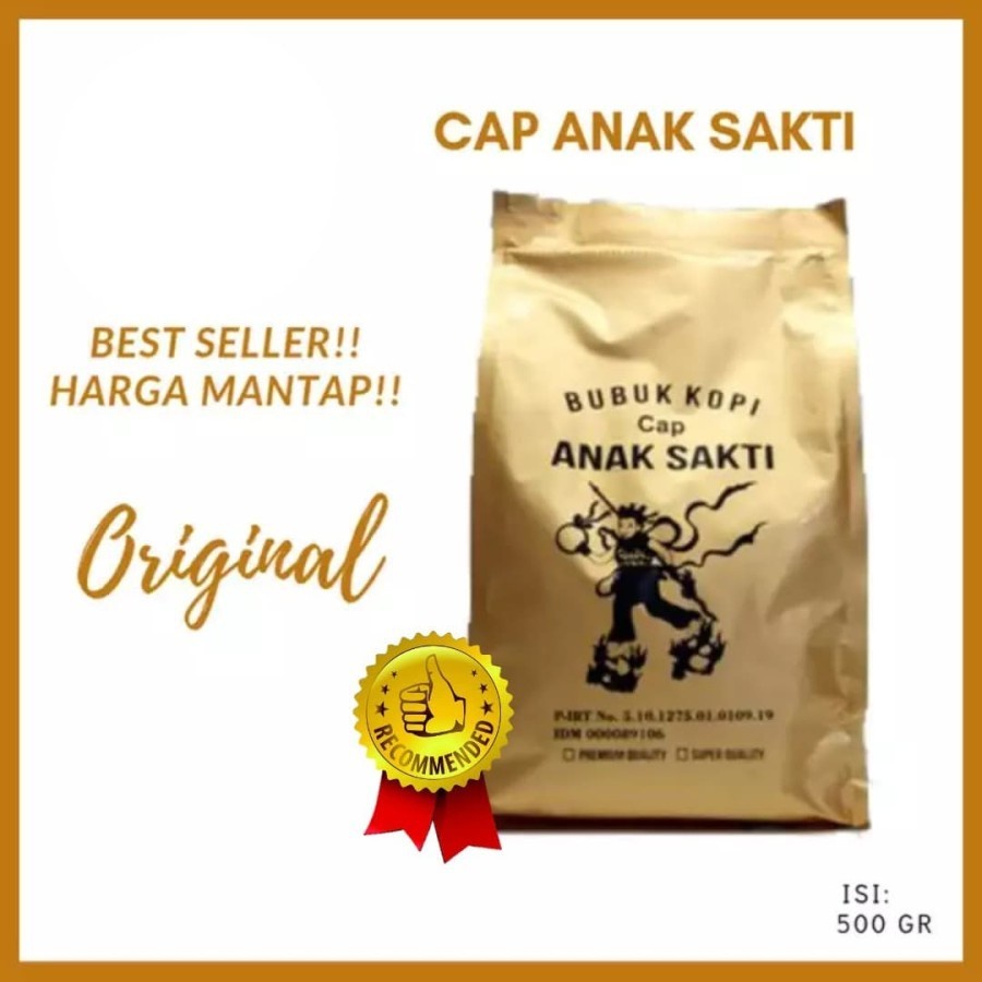 

Kopi premium / Bubuk Kopi Cap Anak Sakti Gold Premium 500gr ASLI MEDAN / Kopi Arabica / Halal