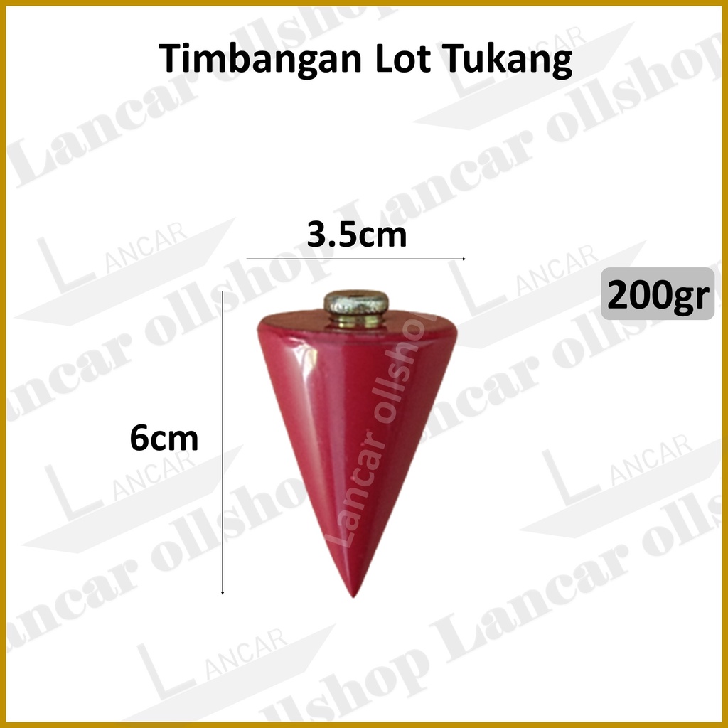 Lot Tukang Bandul Timbangan 200 gram