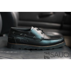 sepatu pria formal sauqi zapato black kulit asli original leather