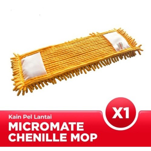 KAIN PEL LAP SAPU LANTAI REFILL BAGUS MICROMATE CHENILLE MOP