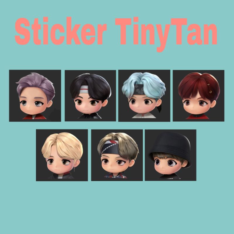 

[ST-15] Sticker Tinytan Sticker BTS Tiny BANGTAN Sticker Laptop TinyTan Sticker Scrapbook Kpop BTS