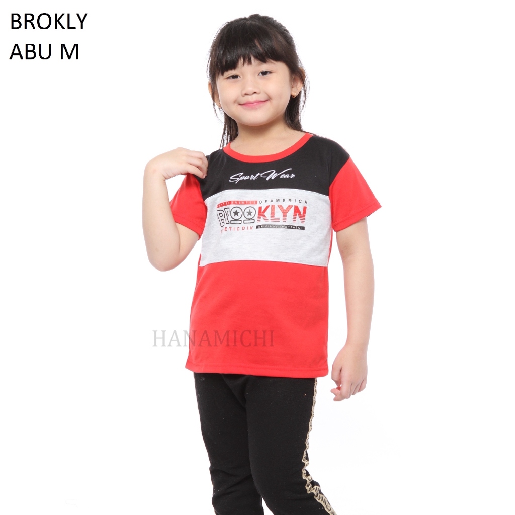 Hanamichi BROKLY Kaos Anak Lengan Pendek