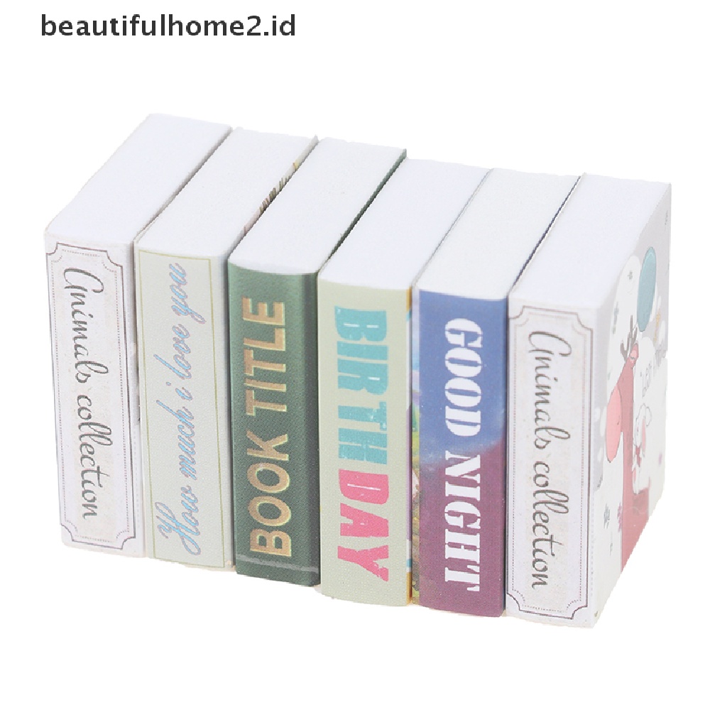 (Beautifulhome2) Buku Literatur Bahasa MandarinId 3pcs Miniatur Buku Cerita Dongeng Skala 1: 12 Untuk Rumah Boneka